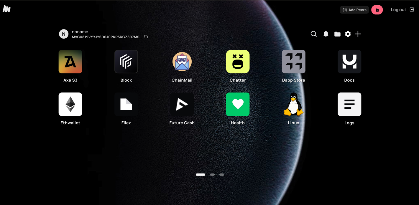 Minima Node Dashboard